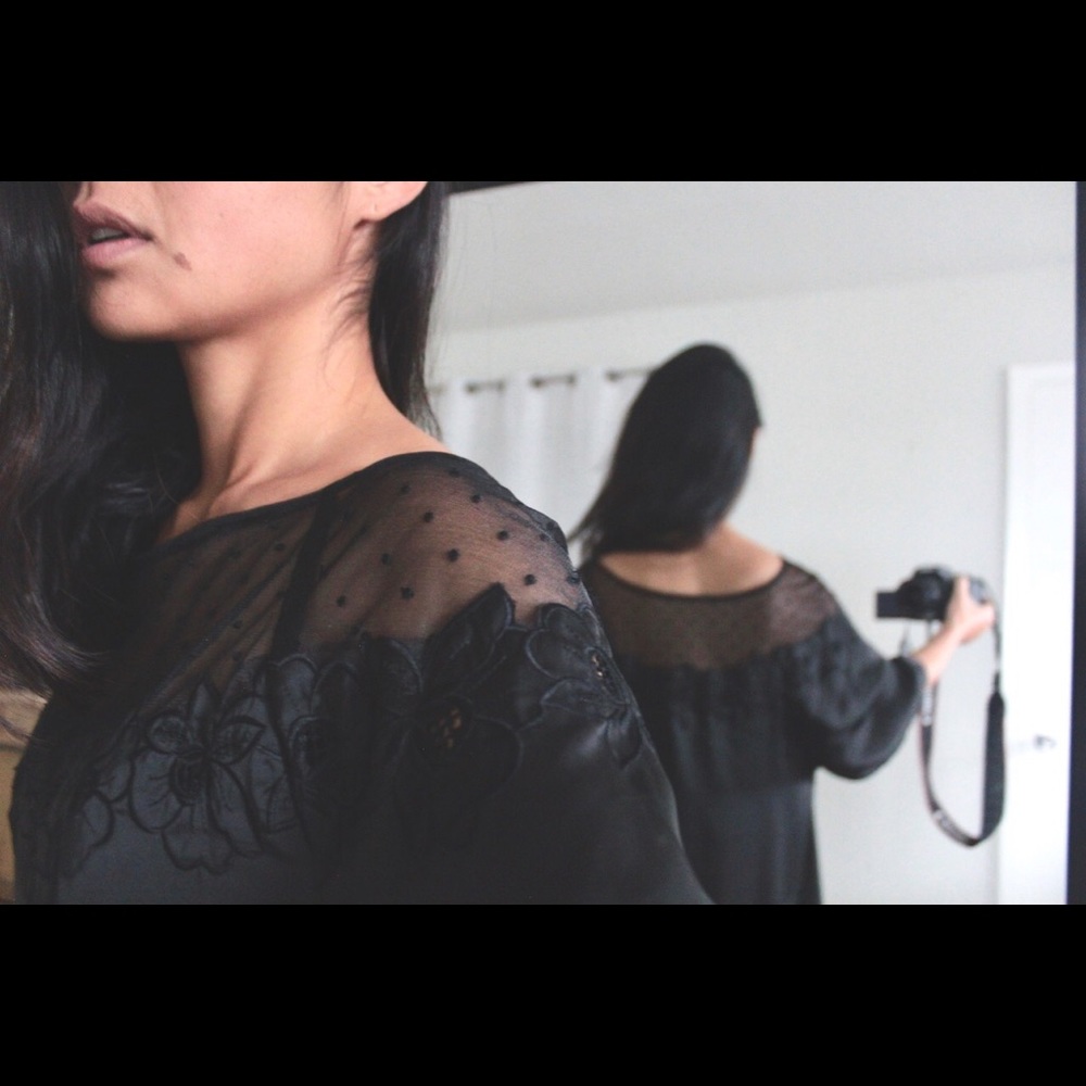 Snidel black dress